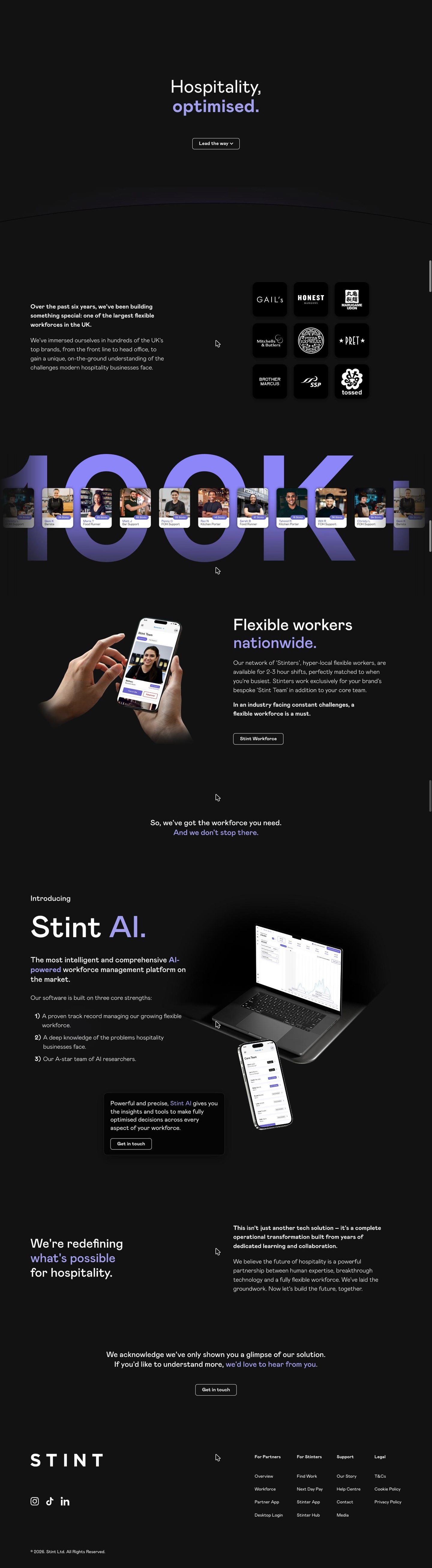 stint.co home page